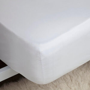 Belledorm Bamboo White Extra Deep Fitted Sheet 38cm